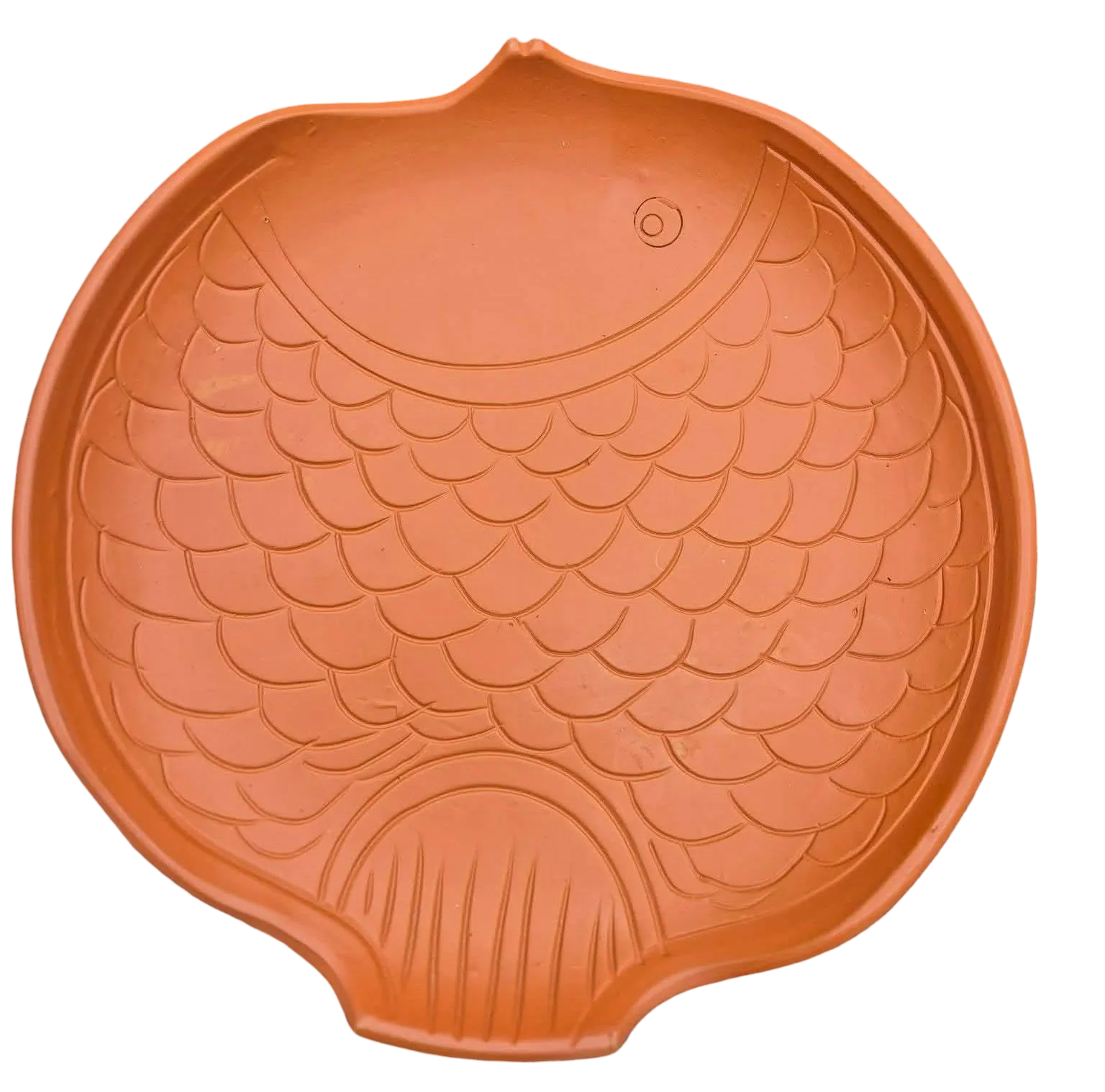 মাটির মাছ প্লেট
